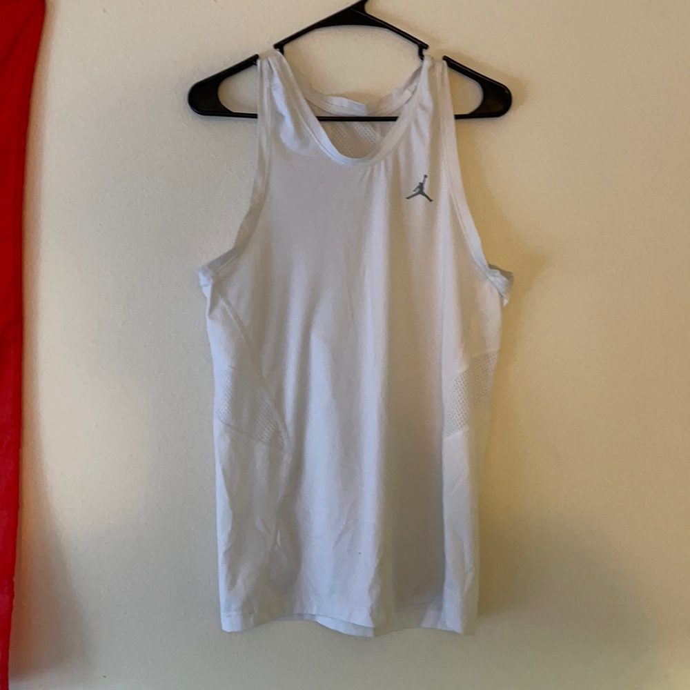 Jordan White Tank Top